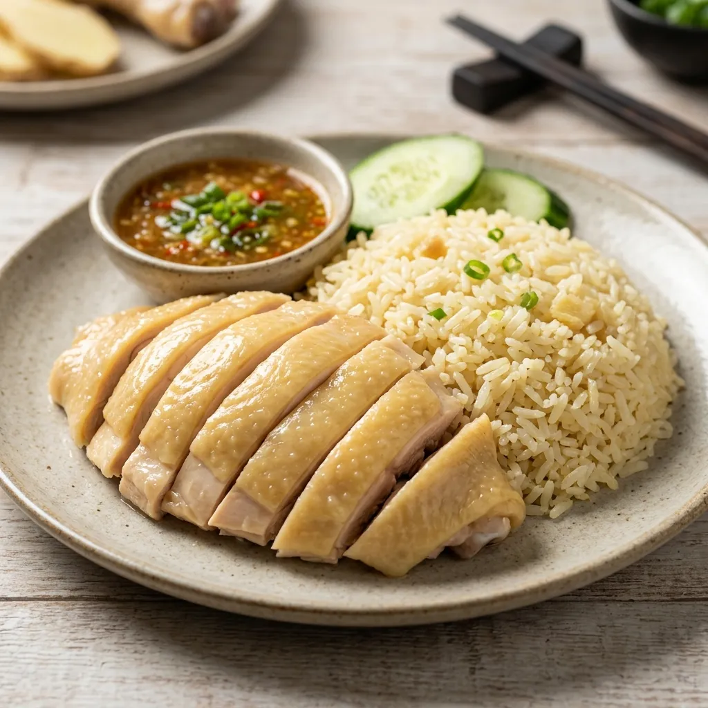 Hainanese Chicken Rice