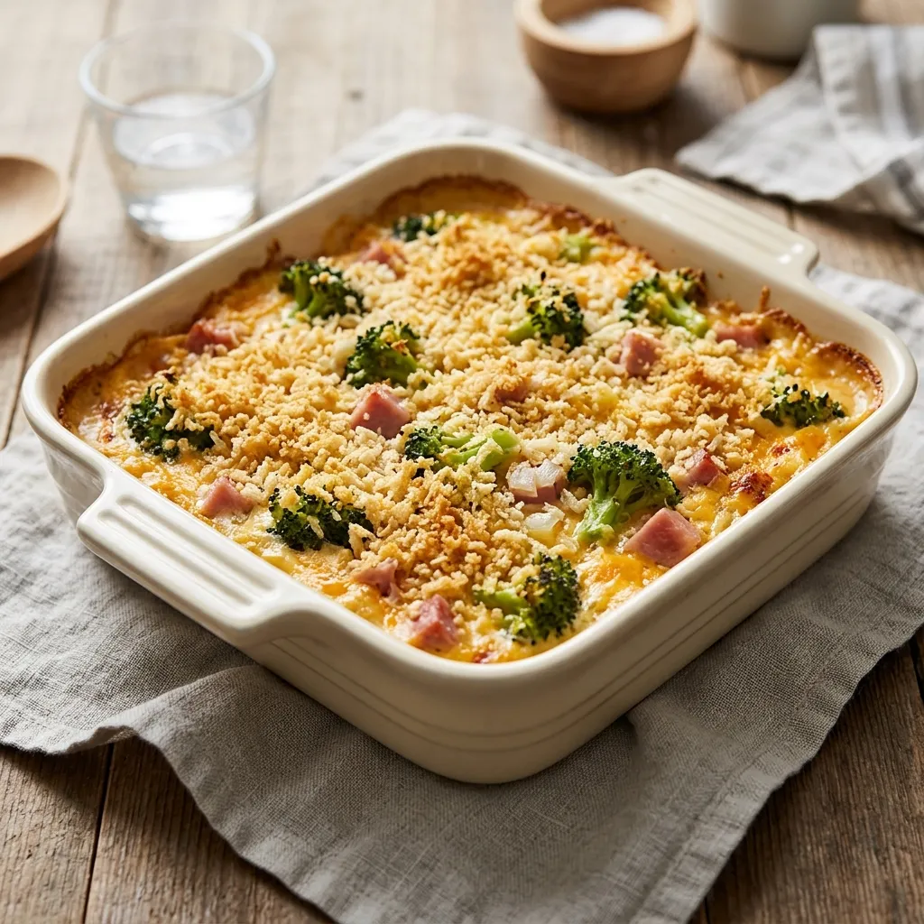Ham and Broccoli Casserole