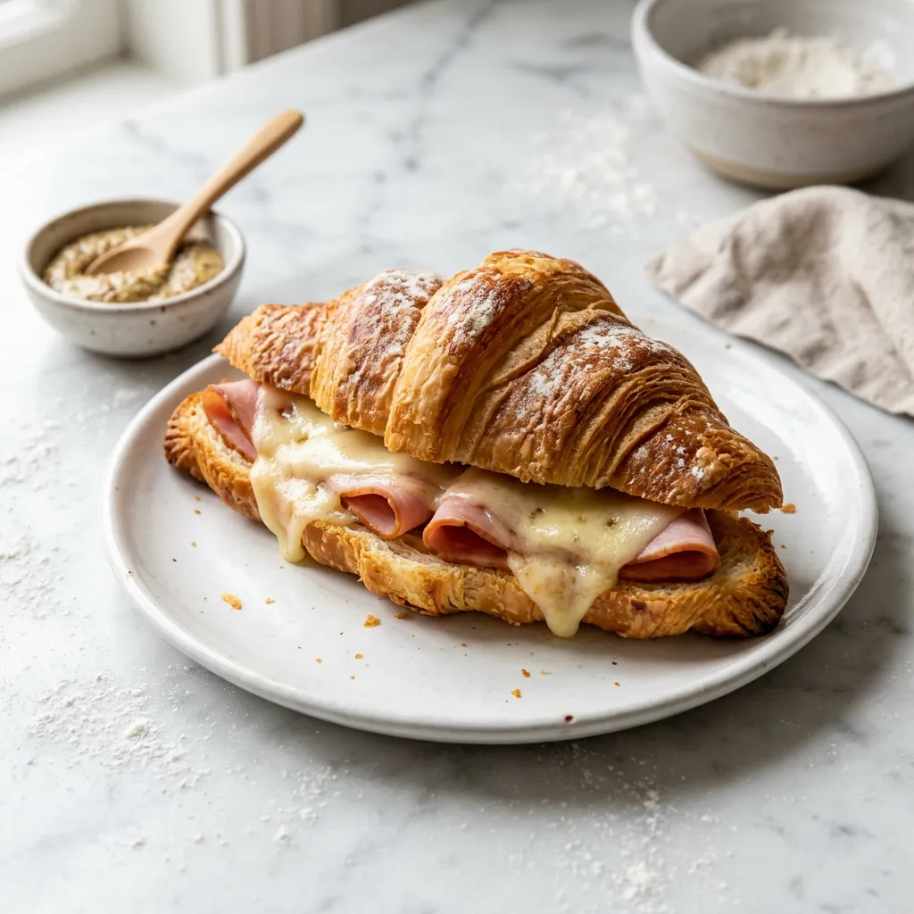 Ham and Cheese Croissant Recipe