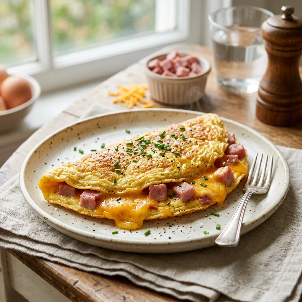 Ham and Cheese Omelet