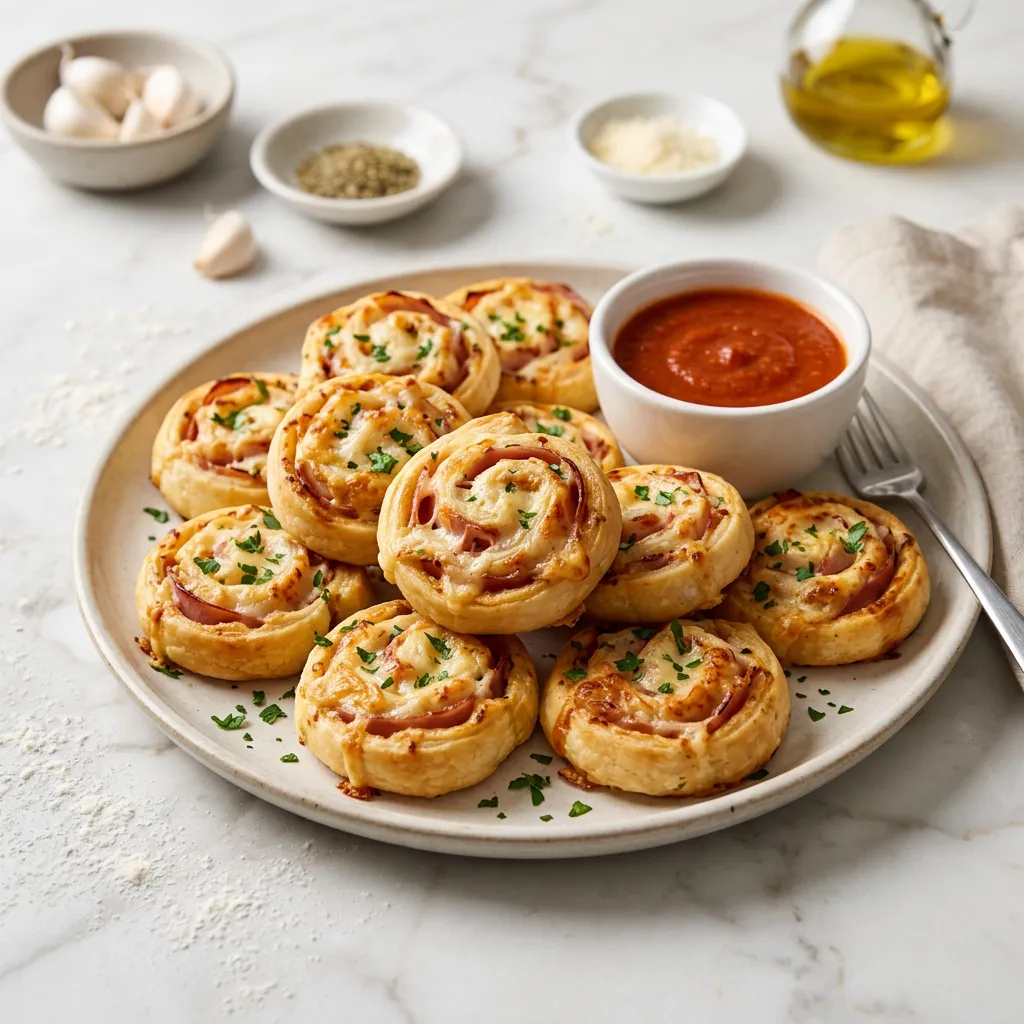Ham and Cheese Pinwheels