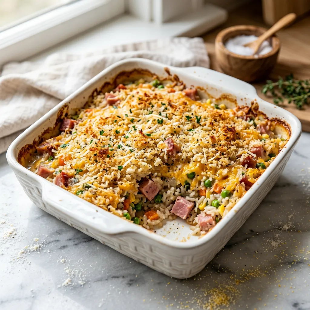 Ham and Rice Casserole