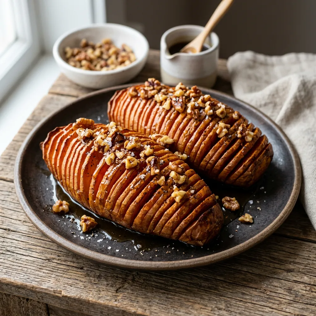 Hasselback Sweet Potatoes