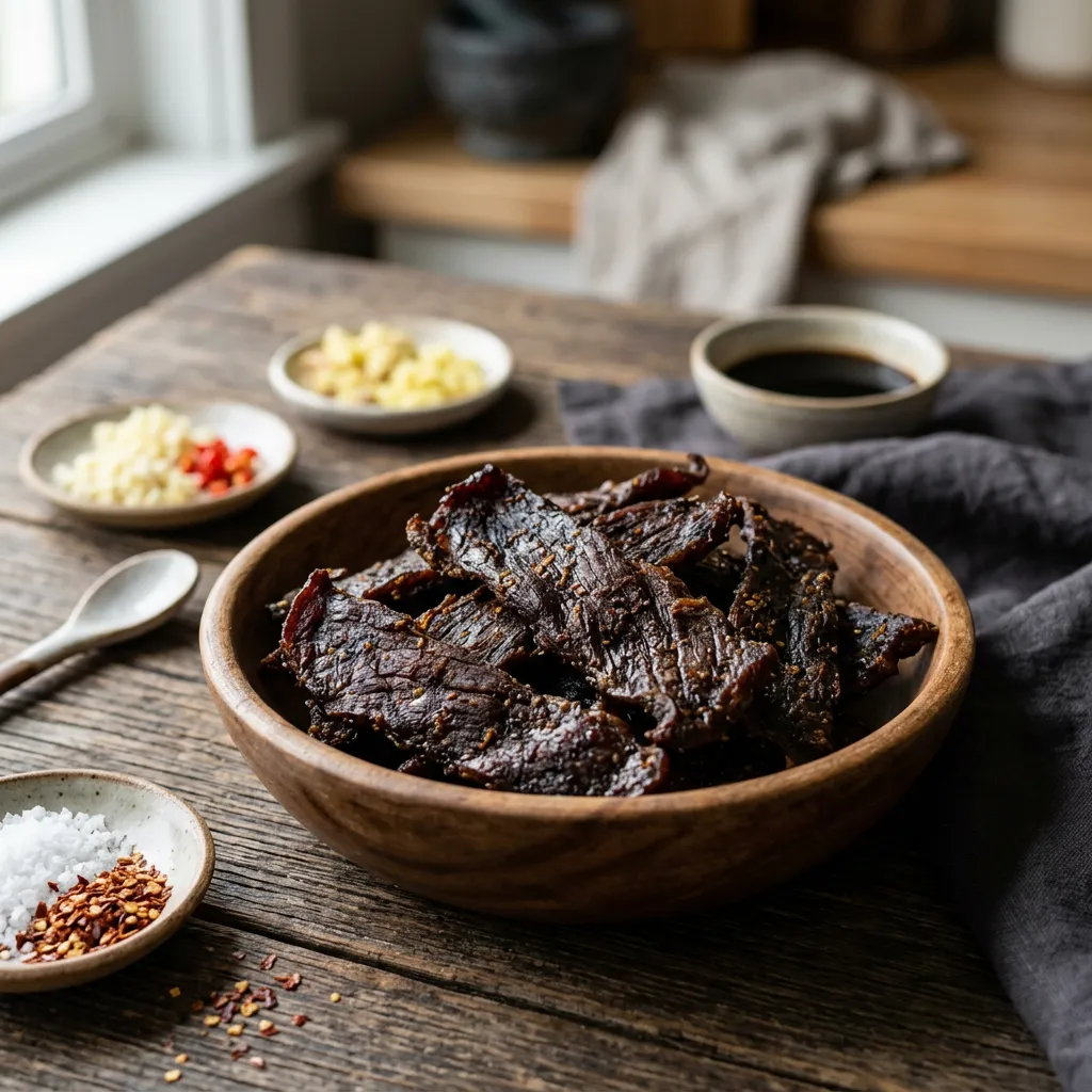 Hawaiian-Style Beef Jerky Recipe (Pipi Kaula) Recipe
