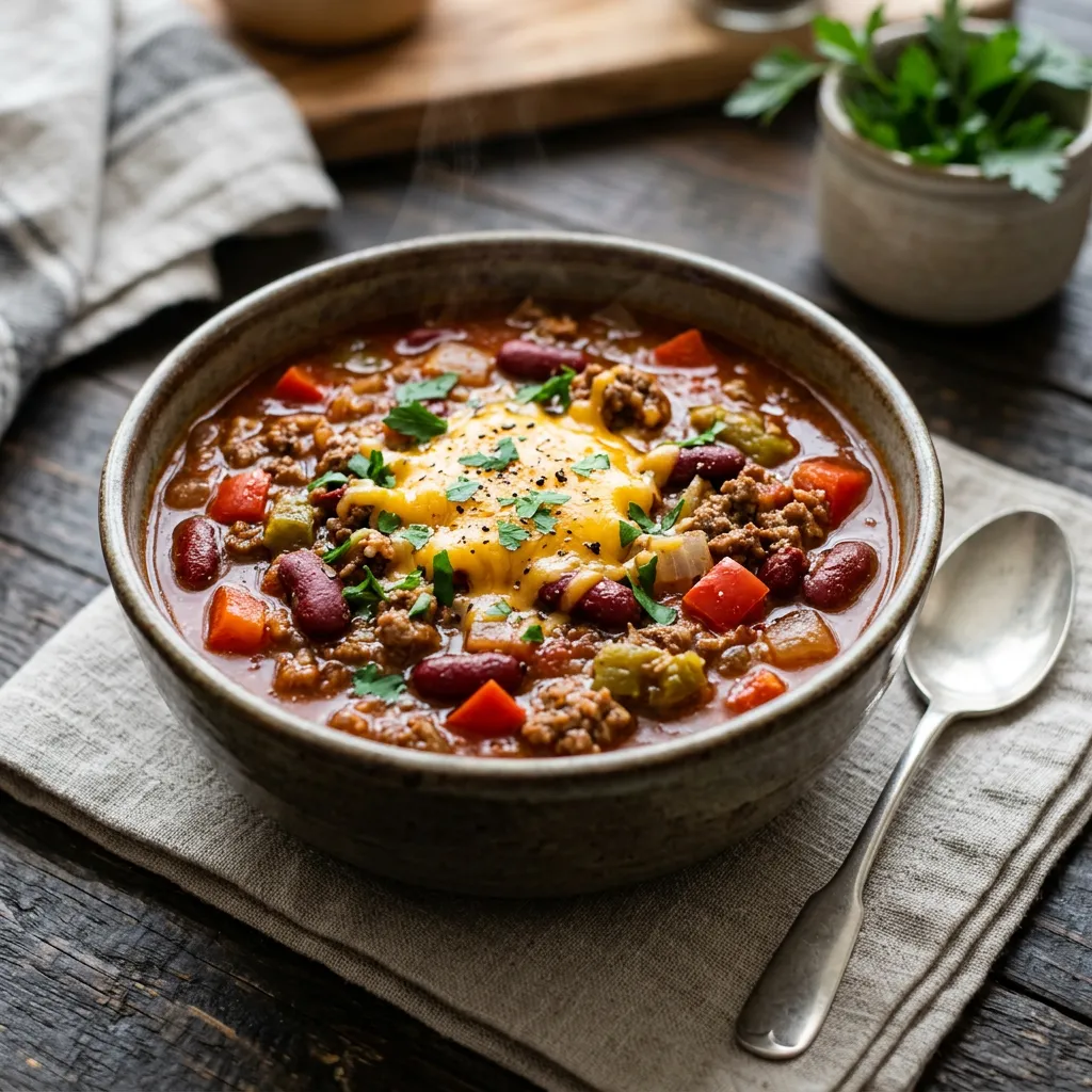 Hearty Chili Beef Soup