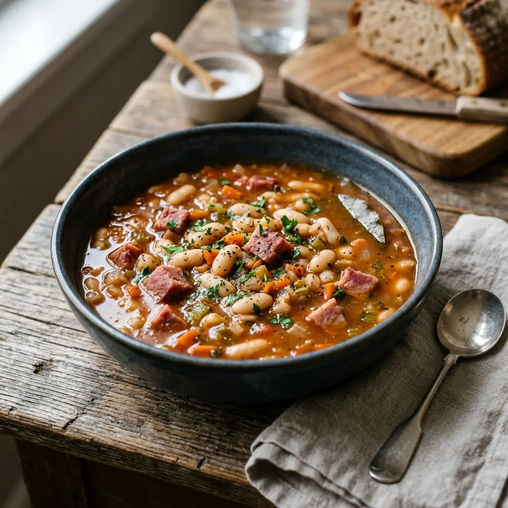 Hearty Ham and Bean Soup Recipe