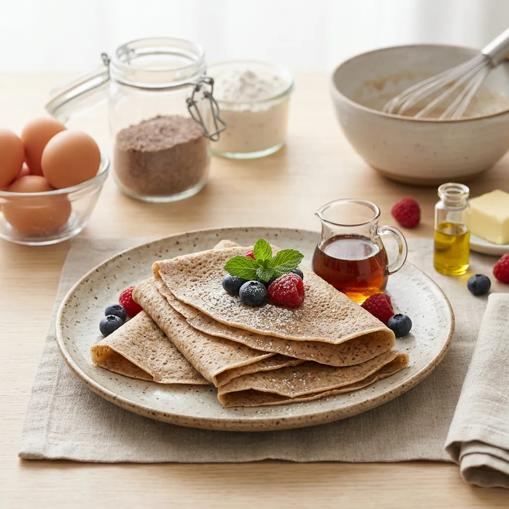 Heavenly Gluten-Free Buckwheat Crêpes
