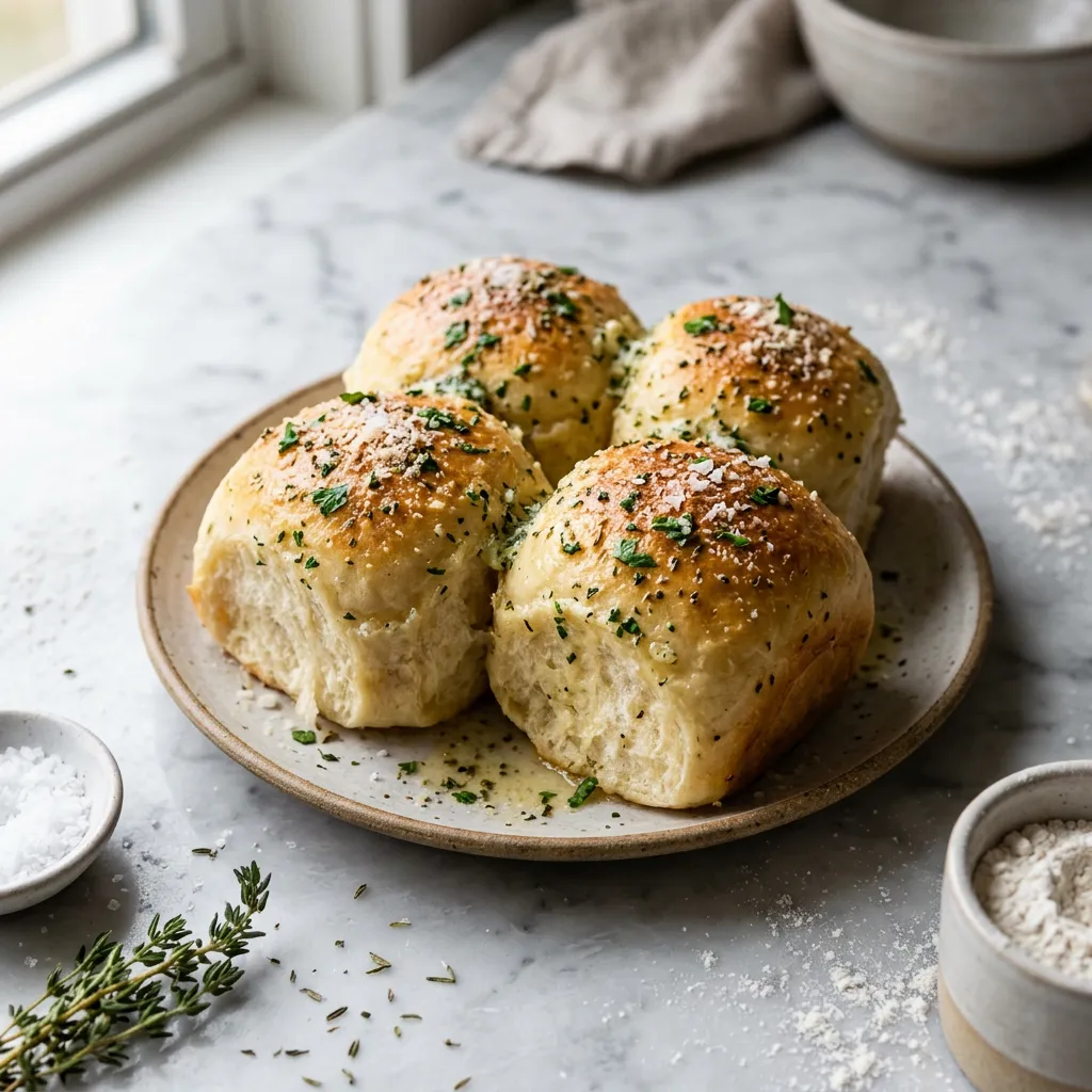 Herb and Parmesan Pull-Apart Rolls