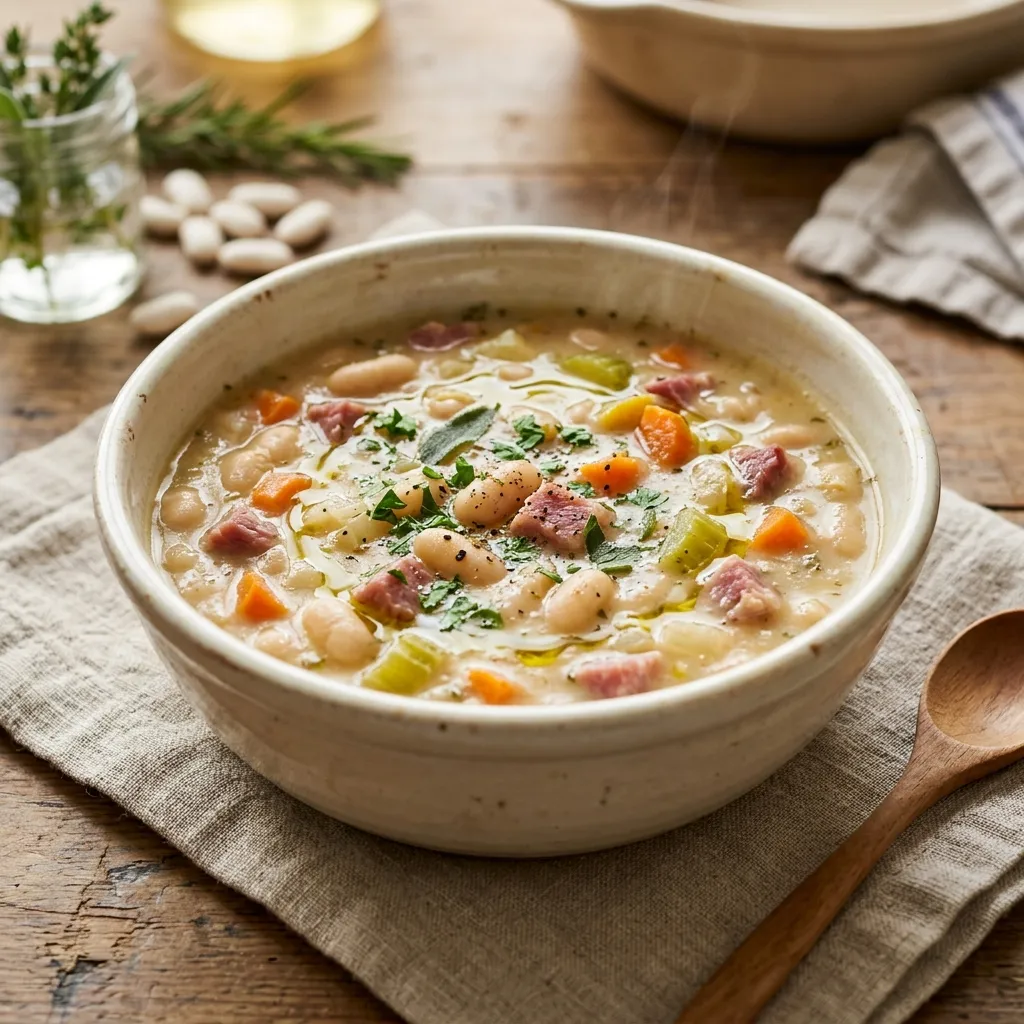 Herbed White Bean Soup Recipe