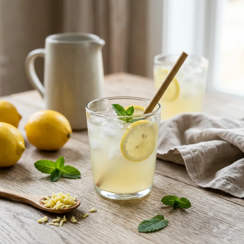 Homemade Agave Lemonade