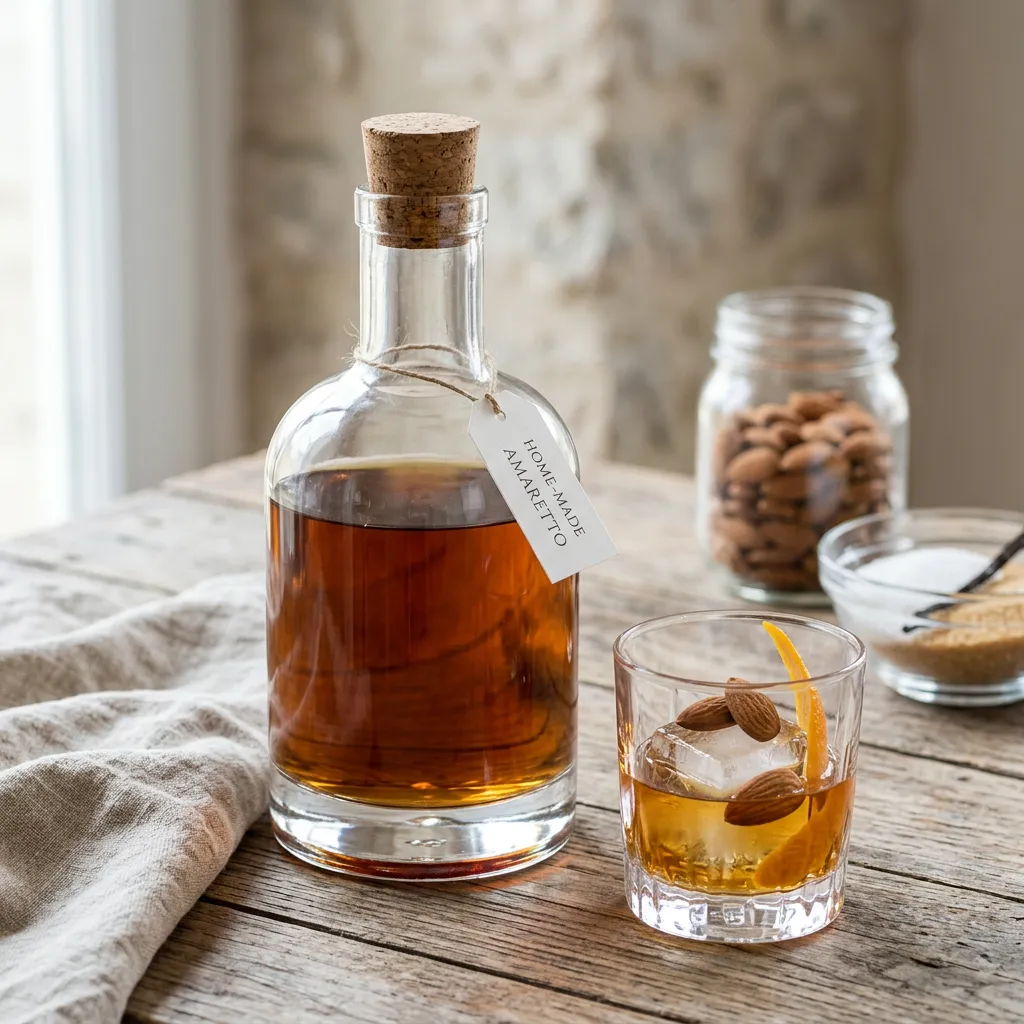 Homemade Amaretto Liqueur