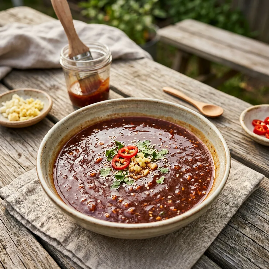 Homemade Barbecue Sauce Thai Cuisine