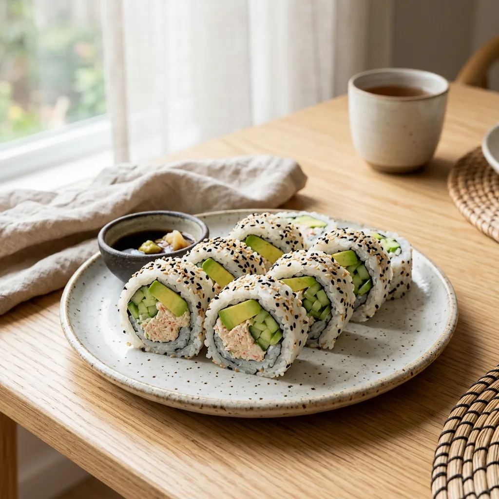 Homemade California Rolls