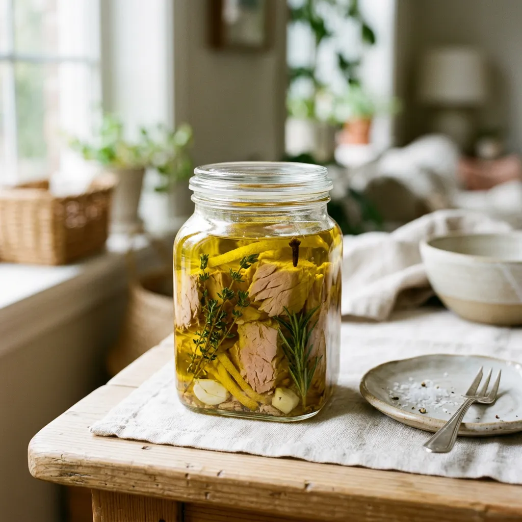 Homemade Canned Tuna Fish