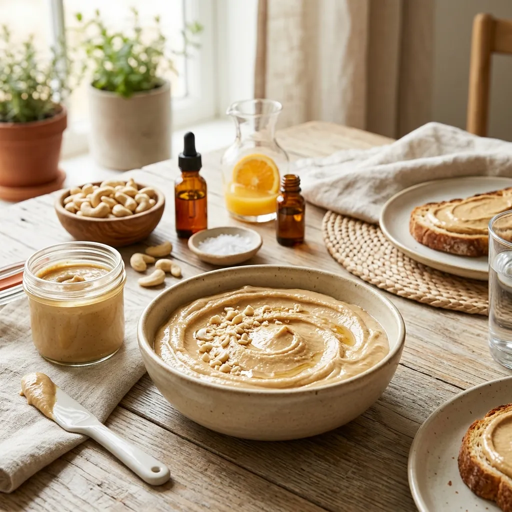 Homemade Cashew Butter for Vegans