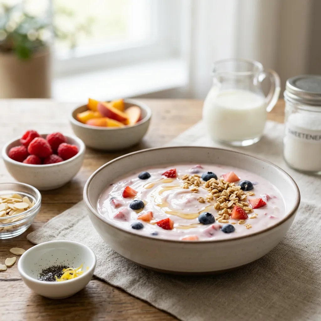 Homemade Flavored Yogurt