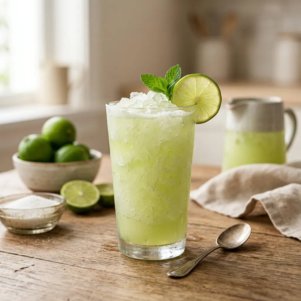 Homemade Frozen Limeade (Limonada Frozen)