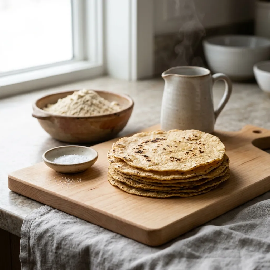 Homemade Gluten-Free Corn Tortilla