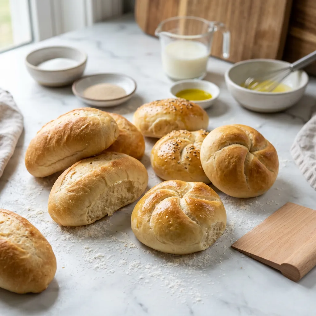 Homemade Hoagie Roll Recipe