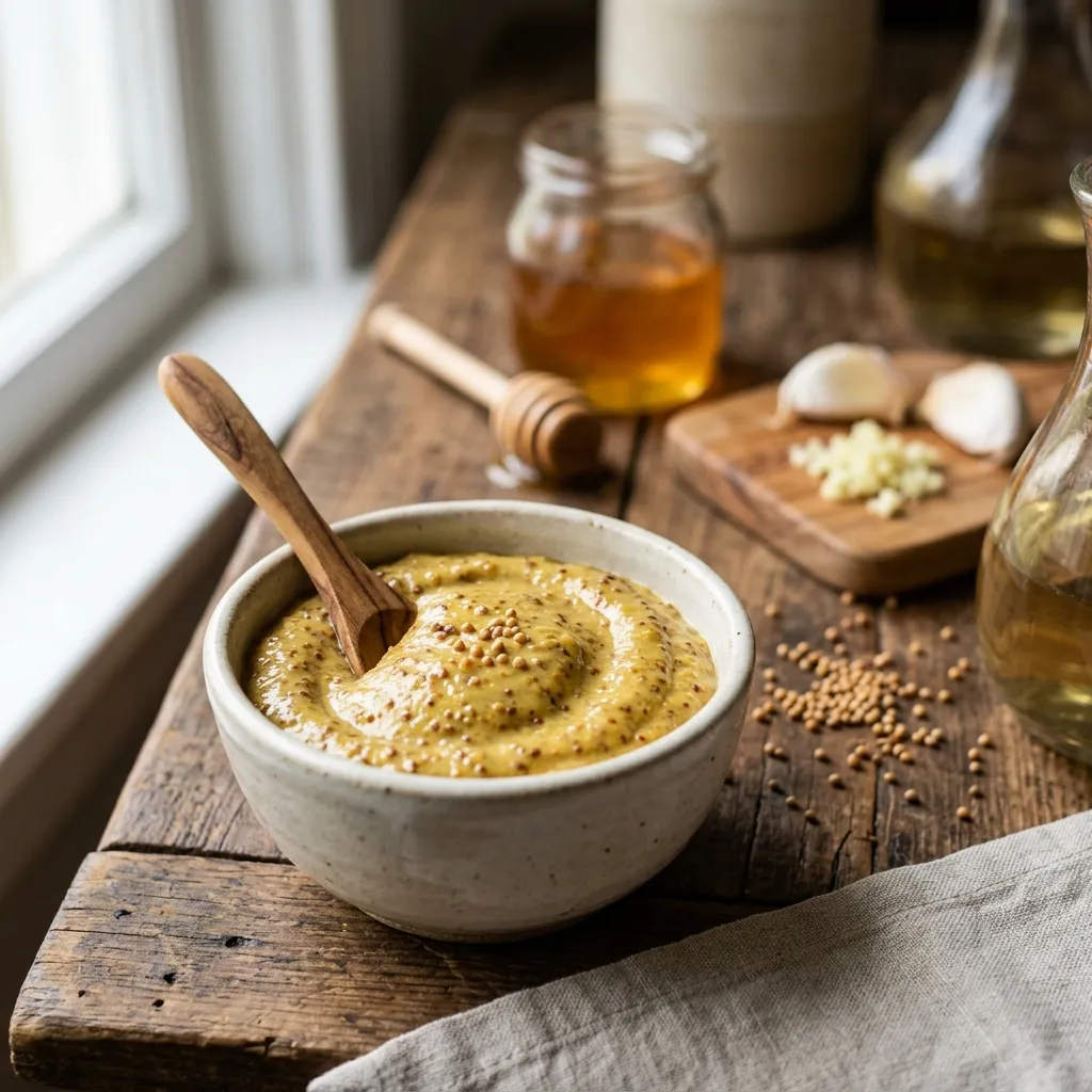 Homemade Honey Dijon Mustard