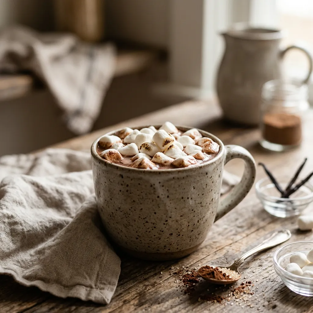 Homemade Hot Cocoa With Marshmallows