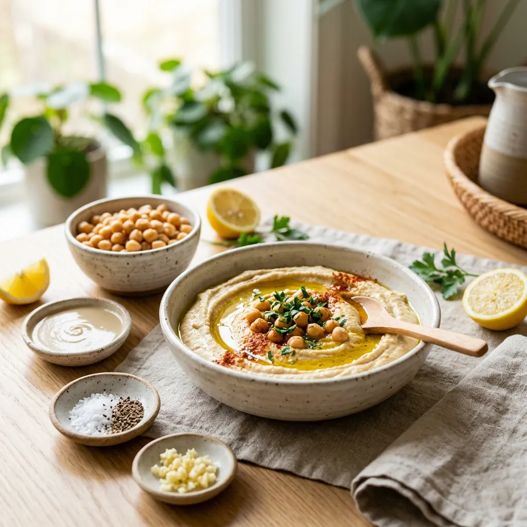 Homemade Israeli Hummus (Pareve)