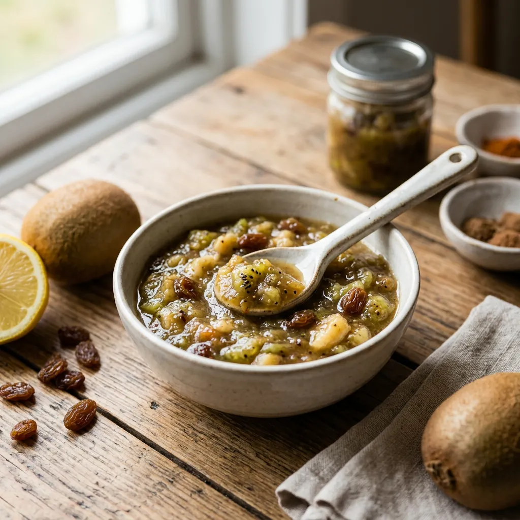 Homemade Kiwifruit Chutney