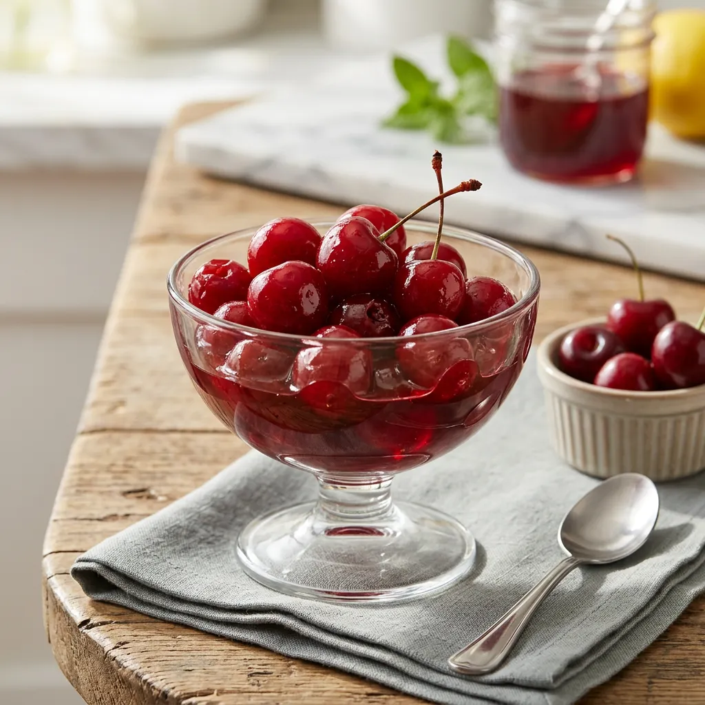 Homemade Maraschino Cherries