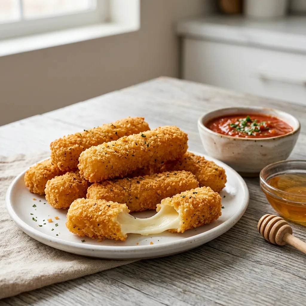 Homemade Mozzarella Sticks Recipe