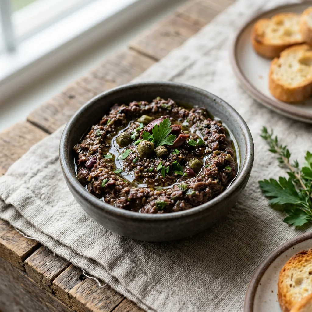 Homemade Olive Tapenade