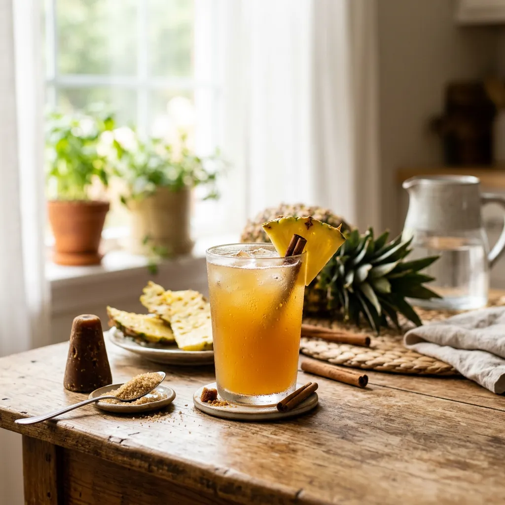Homemade Pineapple Tepache: A Refreshing Fermented Drink
