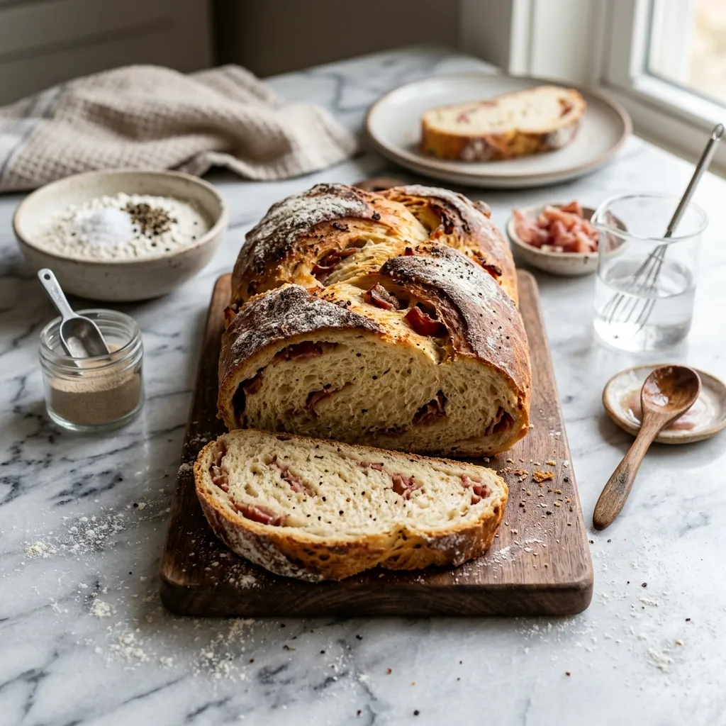 Homemade Prosciutto Bread
