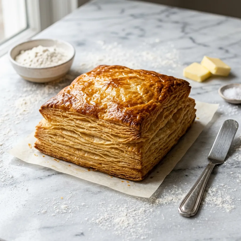 Homemade Puff Pastry Dough (Pate Feuilletee)