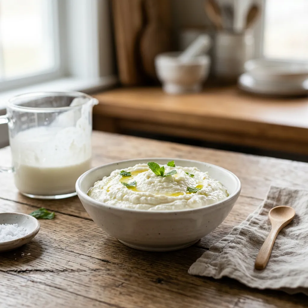 Homemade Ricotta Cheese With Buttermilk