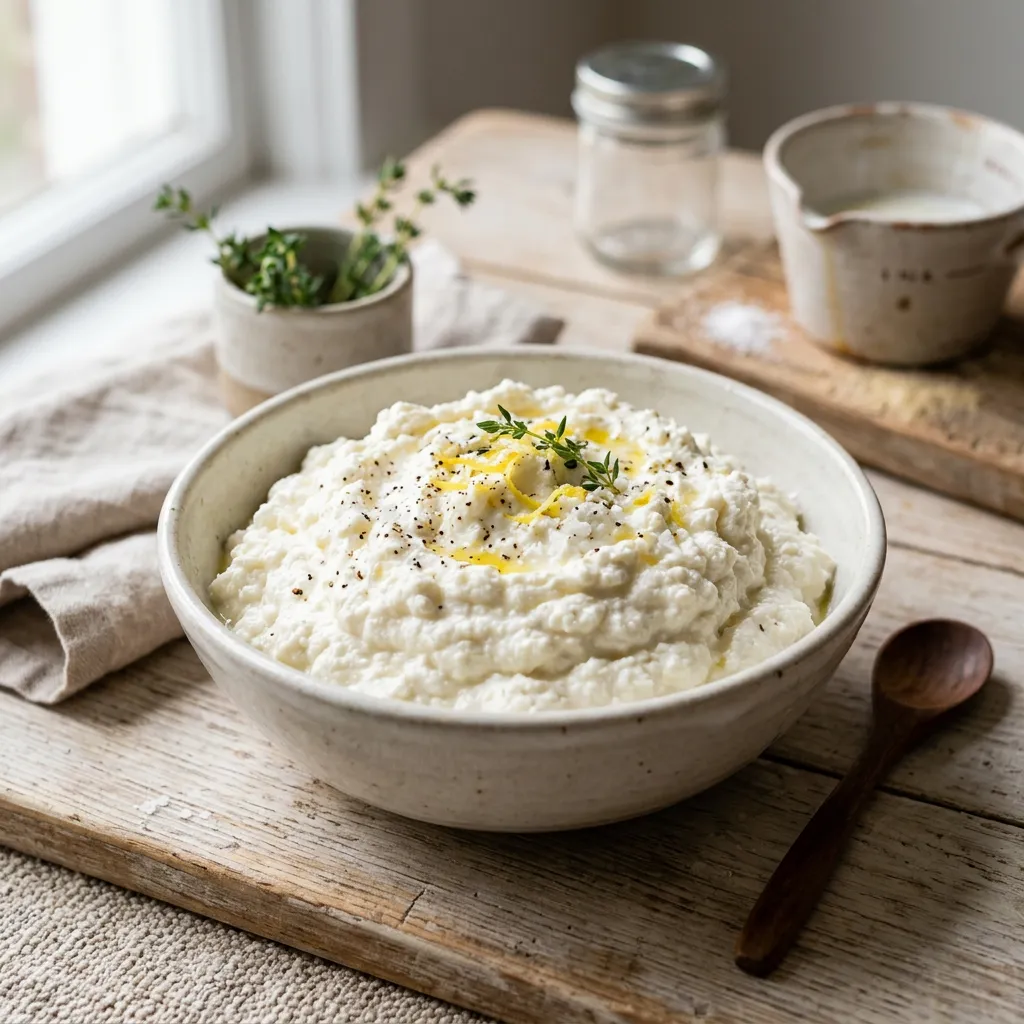Homemade Ricotta Cheese
