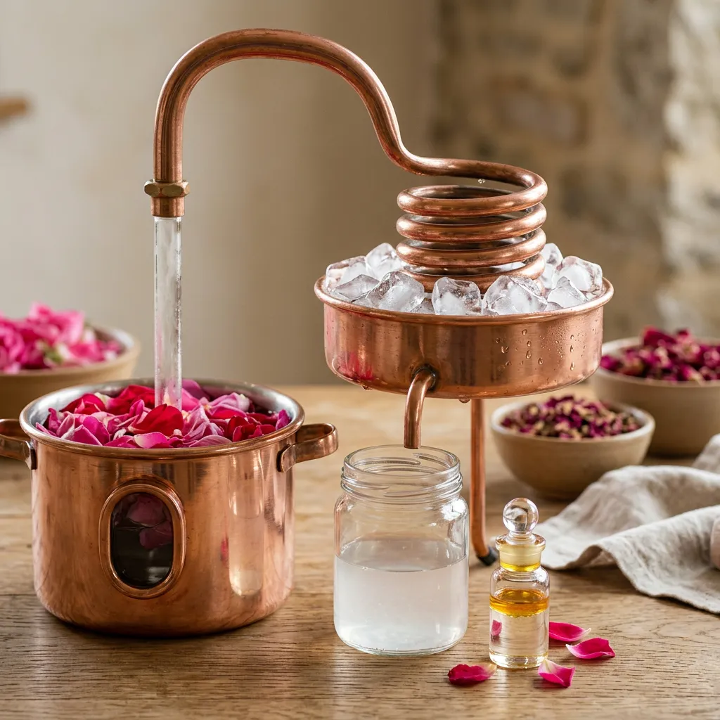 Homemade Rose Water and Rose Oil