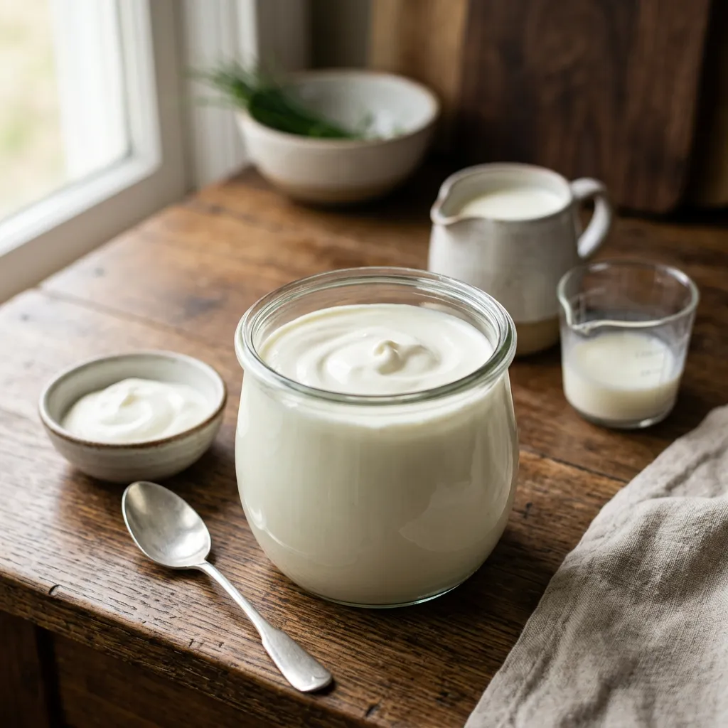 Homemade Sour Cream With Buttermilk