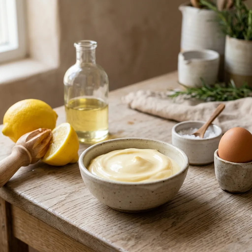 Homemade Spanish Mayonnaise