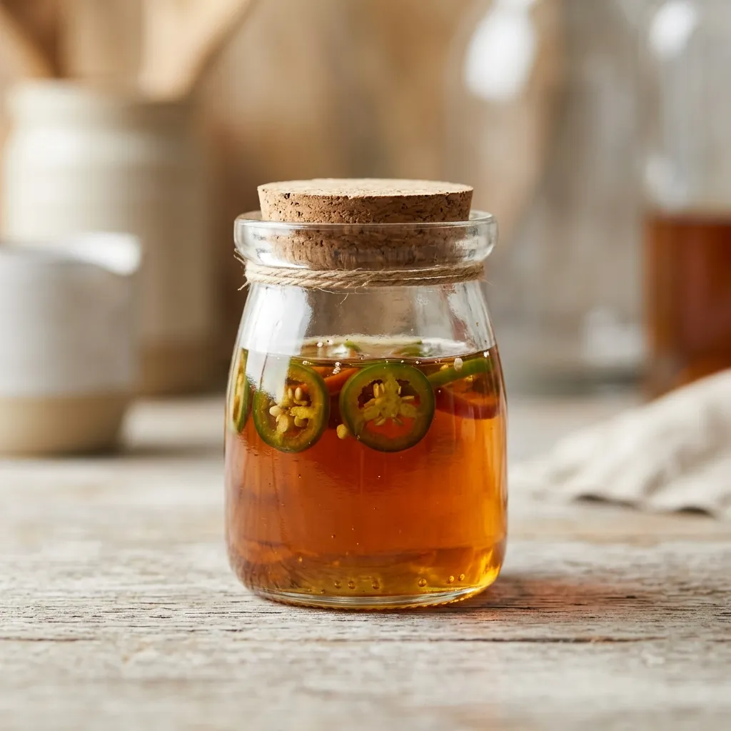 Homemade Spicy Jalapeño Simple Syrup for Cocktails