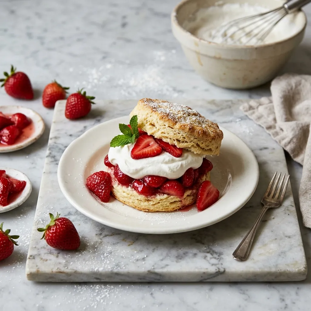 Homemade Strawberry Shortcake