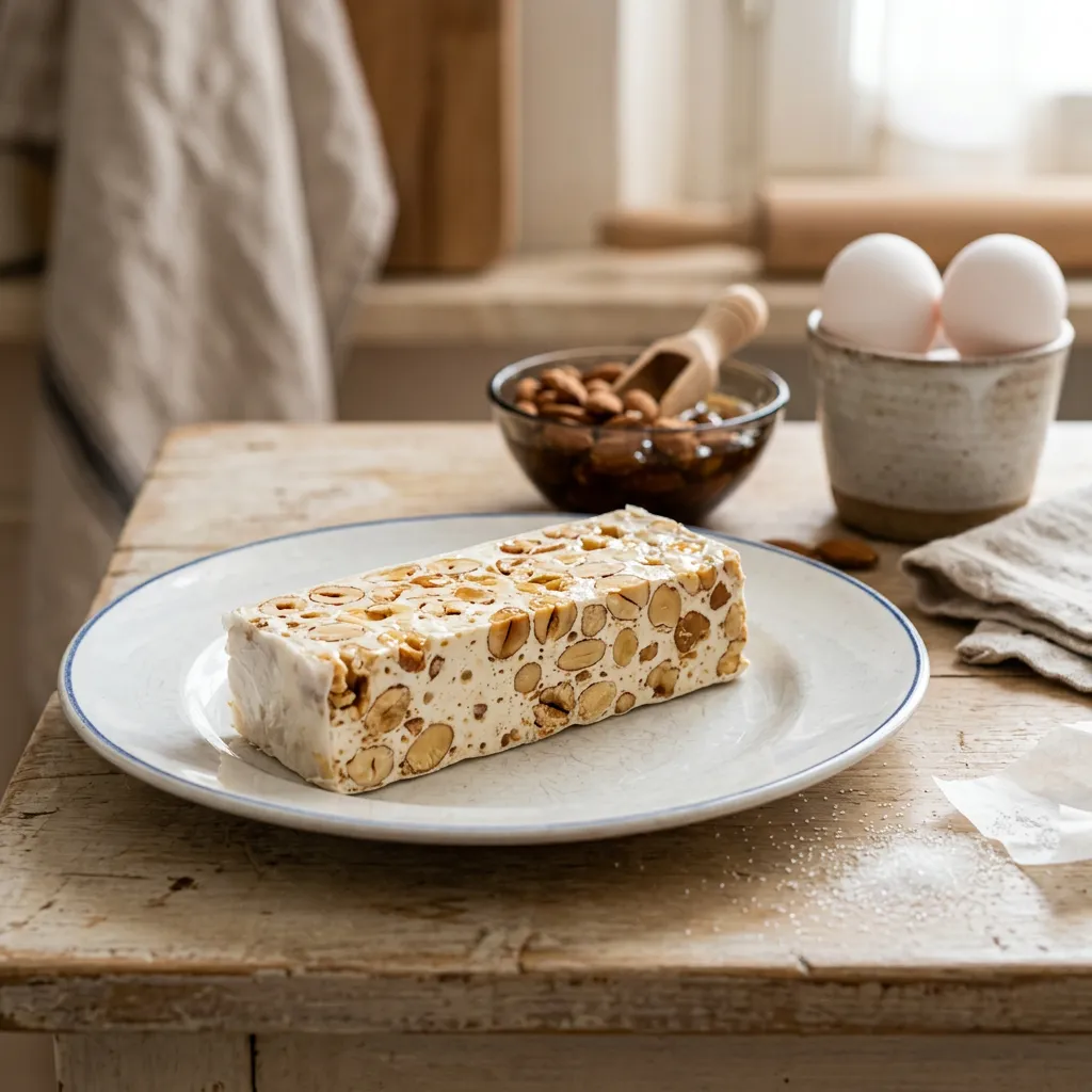Homemade Torrone (Italian Nougat)