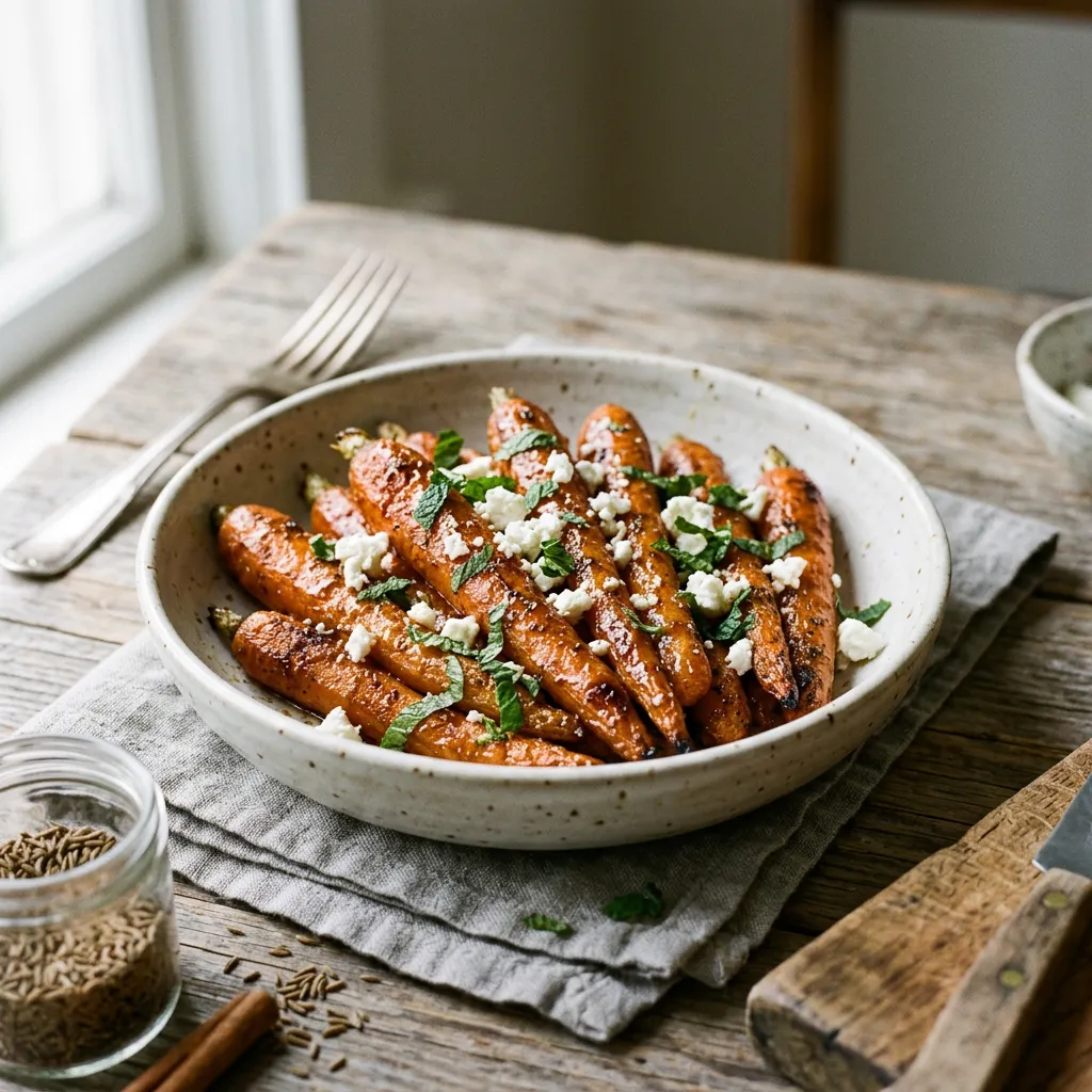 Honey Glazed Moroccan Carrots