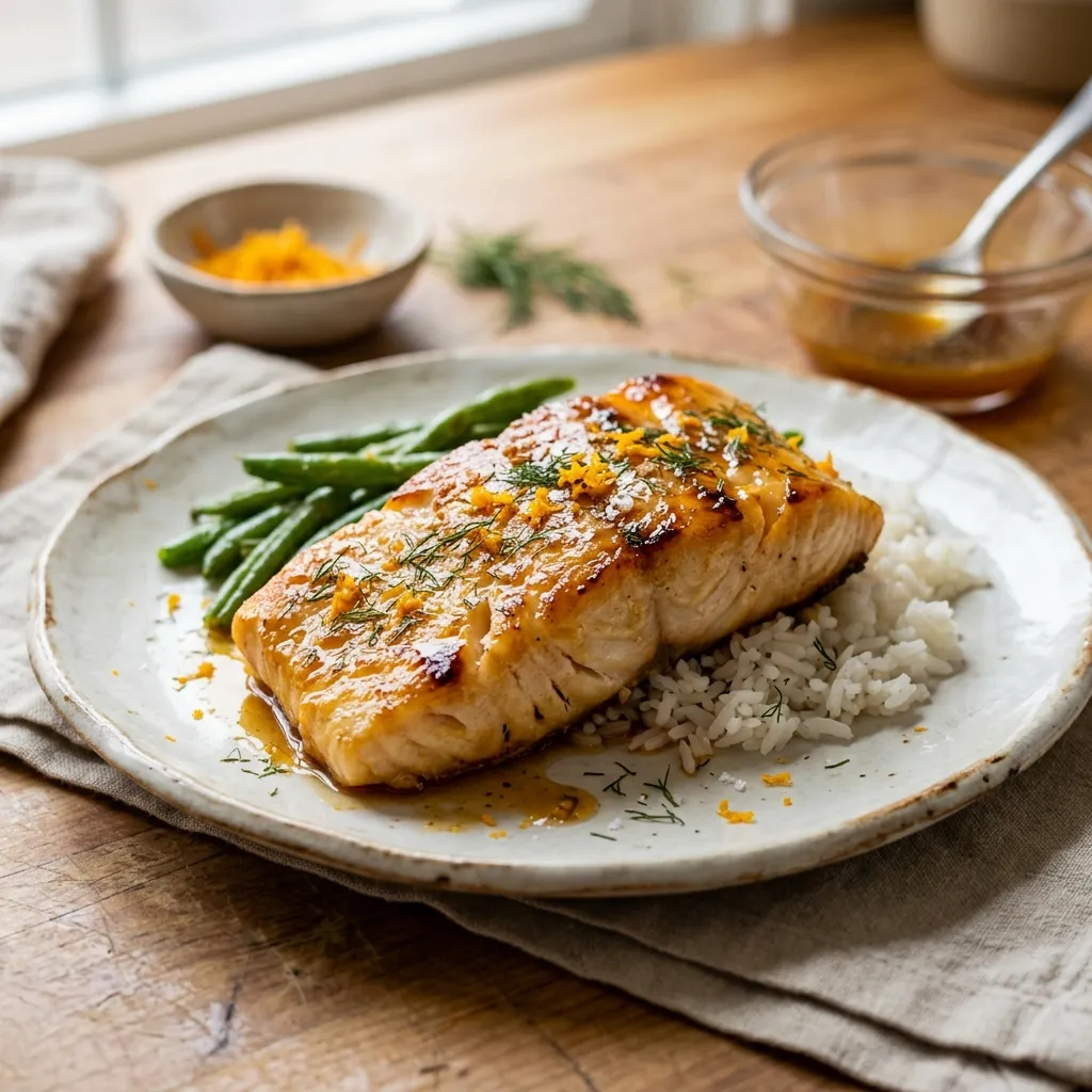 Honey Orange Fish Fillets