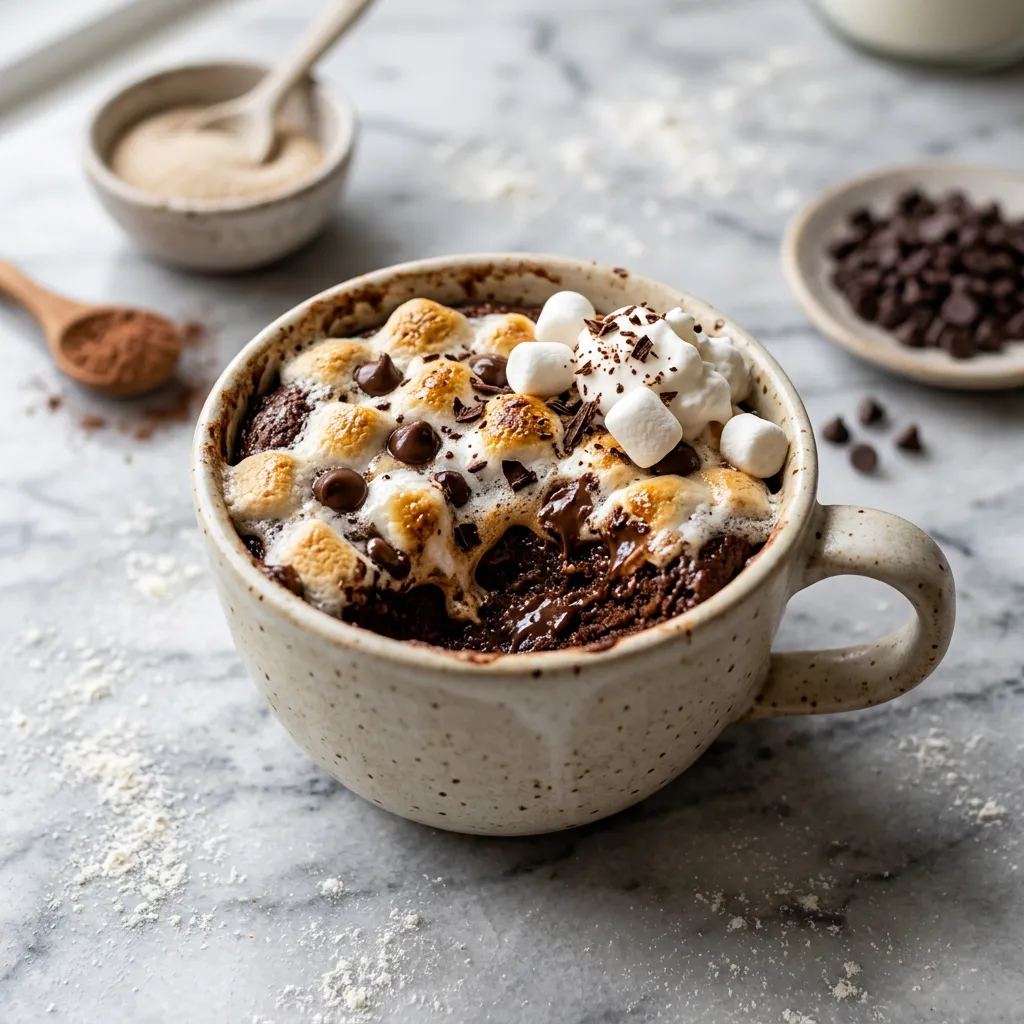 Hot Chocolate Mug Cake