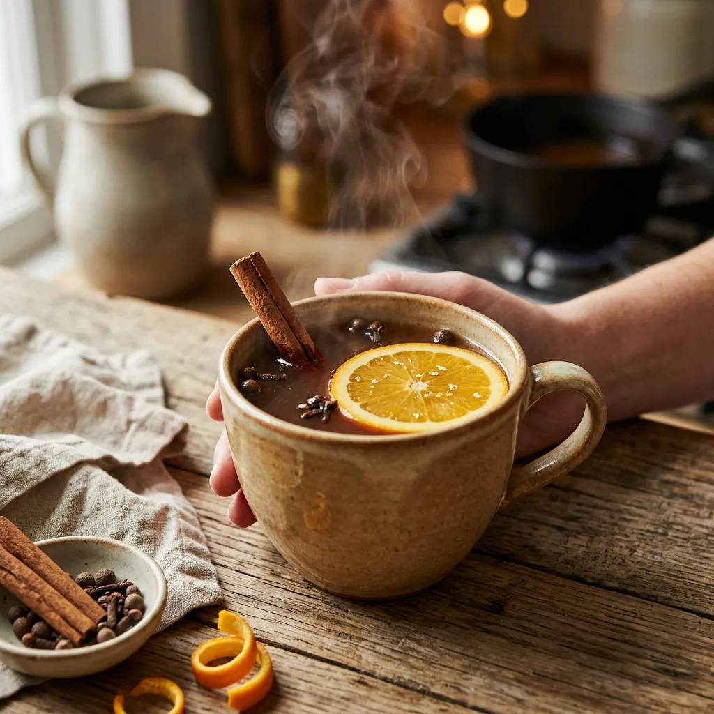 Hot Gold Apple Cider