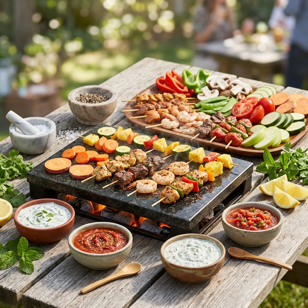 Hot Stone Cooking - Der Heisser Stein - Grilling Stone