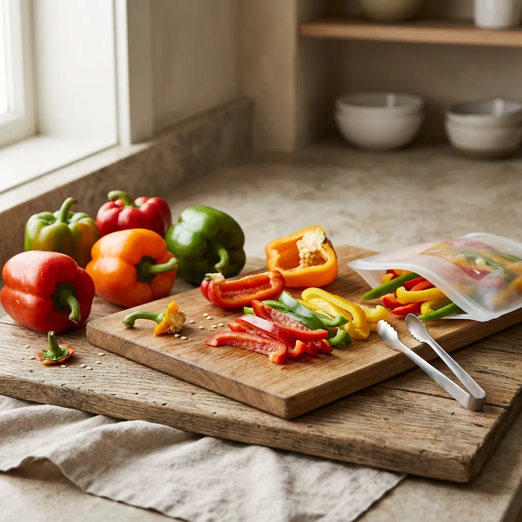 How to Freeze Fresh Peppers