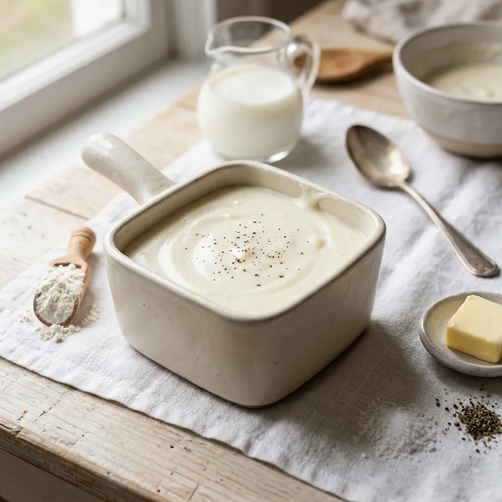 How to Make a Basic White Sauce (Béchamel)