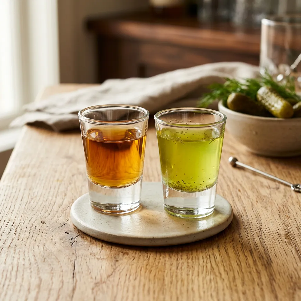 How to Make a Pickleback Shot with Jameson and Pickle Juice
