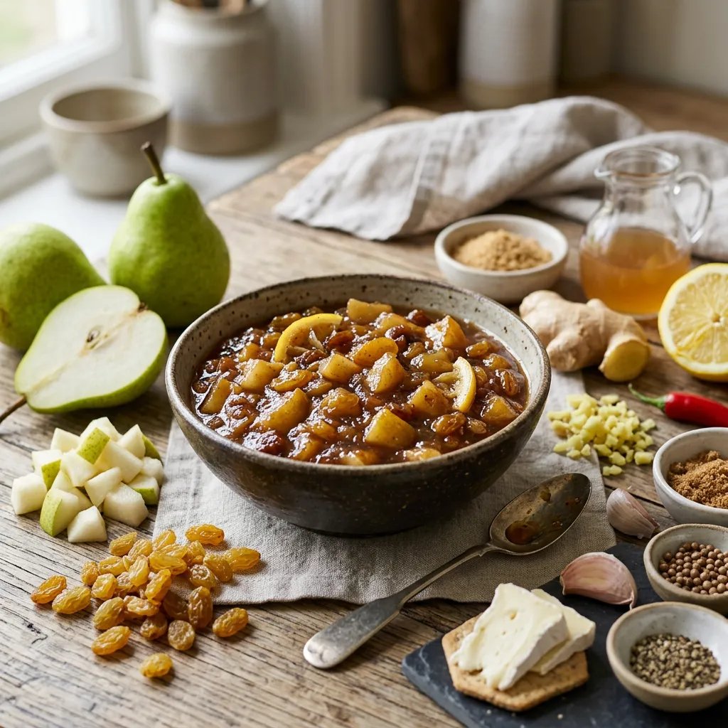 How to Make and Can Pear Chutney